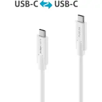 PureLink IS2510-005 USB-C auf USB-C (Gen 2) Kabel 0,5m weiß