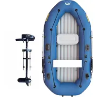 Aqua Marina Classic 9'10 Schlauchboot + T18 Motor Angelboot Elektroboot