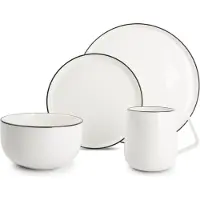 Salt & pepper Servies Studio Base White (16er Set)
