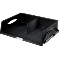 Leitz Ablagekorb Sorty Jumbo, DIN A3 quer, Polystyrol, schwarz