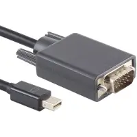 S-Impuls S/CONN maximum connectivity Displayportkabel-Mini Displayport Stecker 1.2 auf VGA Stecker, schwarz