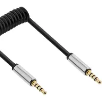 InLine Slim Audio Spiralkabel