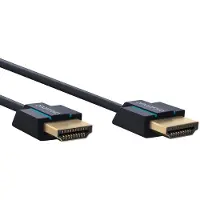 ClickTronic 70702, 1 m, HDMI Typ A (Standard), HDMI Typ A (Standard), 3840 x 2160 Pixel, 3D, Blau