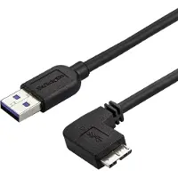 StarTech.com .com USB3AU2MRS, 2 m, USB A, Micro-USB B, USB 3.2 Gen 1 (3.1 Gen 1), 5 Gbit/s, Schwarz