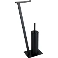 Wenko Stand WC-Garnitur Lirio Schwarz matt Wenko Schwarz