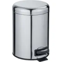Wenko Leman Kosmetikeimer 5,0 l silber, glänzend