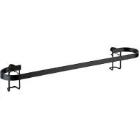 Wenko Handtuchhalter 45 cm Stahl schwarz