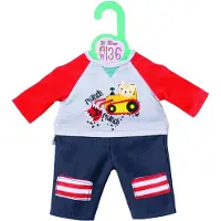 Dolly Moda Kleidungsset 36 cm rot/weiß