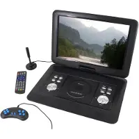 Soundmaster PDB1600SW, Tragbarer DVD-Player, Cabrio, Schwarz, DVD-Video, MP3, VCD, CD, CD-R, CD-RW, DVD+R, DVD+RW, DVD-R, DVD-RW, DVB-T2