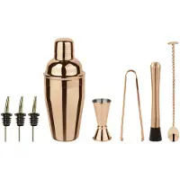 Paderno Cocktailset Cobbler Mirror Copper (8er-Set)