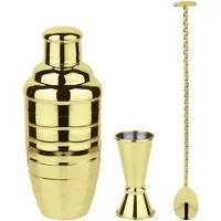 Paderno Cocktailset Starter Mirror Gold (3-Set)