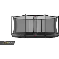 Berg 30.23.65.31, Versunkenes Trampolin, Oval, 120 kg, 6 Jahr(e), Sicherheitsnetz, Grau