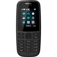 Nokia 105 2019, Balken, Dual-SIM, 4,5 cm (1.77"), 120 x 160 Pixel, 800 mAh, Schwarz