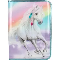 Depesche Miss Melody große Federtasche RAINBOW