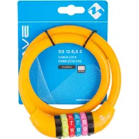 M-Wave Kabelschloss DS 12.6,5 S650 x 12 mm orange