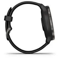 Garmin Venu 2 - Smartwatch - 45 mm - schwarz - Sportuhr mit Band - Silikon - schwarz - Handgelenkgröße: 135-200 mm - Anzeige 3.3 cm (1.3") - Bluetoot