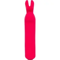 Happy Rabbit Bullet - wiederaufladbarer, häschenförmiger Stabvibrator (pink)