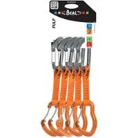 BEAL - 5er-Set Kletter-Schnellzüge - Pack Pulp 11 cm x 5 Orange