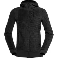Norrøna - Kapuzen-Fleecejacke- Damen - Falketind Alpha120 Zip Hood W Caviar Black für Damen - Größe M - schwarz