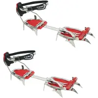 Camp Skimo Pure Nanotech Steigeisen für Skibergsteigerschuhe, Sandvik Nanotech Stahl, 36-46 EU, faltbar auf 210 mm