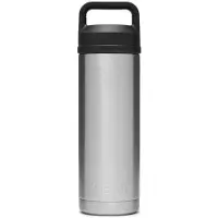Yeti Rambler Bottle 18oz Chug Cap, Stainless Steel, Thermoflasche mit Trinkverschluss, 532 ml