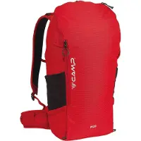 Camp M20 leichter, wasserdichter Rucksack 20 l rot mit Top- & Heckeinstieg