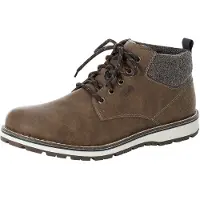 Rieker Winterboots Herren Kunstleder Braun Größe: 44