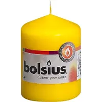 Bolsius Stumpenkerze 8x5,8cm gelb