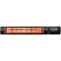 Eurom Terrassenheizer Golden 2000 Slim Infrarot 2000W Fernbedienung