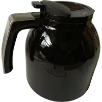Melitta Kaffeekanne Easy Therm, Edelstahl 1 l, Schwarz