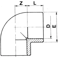 Cepex 01725 90º Pvc Ø225 Muffenbogen