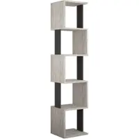 Decortie | Wandschrank Olivia grau Spanplatte 35x161x30 cm | NADUVI