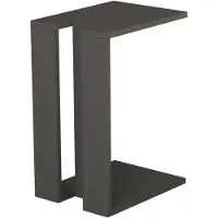 Decortie | Grace Beistelltisch grau Spanplatte 40x30x57 cm | NADUVI
