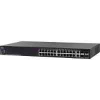 Cisco SG550X-24MP-K9, Managed, L3, Gigabit Ethernet (10/100/1000), Power over Ethernet (PoE), Rack-Einbau, 1U