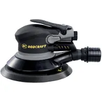 Rodcraft Druckluft-Exzenterschleifer RC7705V6, Schleifteller-Ø 150 mm, Drehzahl 10000 U/min, 5 mm Hub, Einhand-Version