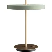 UMAGE Asteria Tischleuchte Nuance Olive - , Asteria Table, dimmbar, Grün, für Wohnzimmer, Aluminium, Design