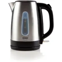 Domo DO496WK, 1,7 l, 2200 W, Edelstahl, Edelstahl, Wasserstandsanzeige, Drahtlos