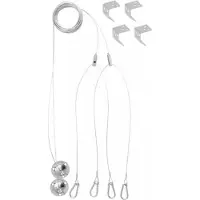 Ledvance PANEL 1200 Suspension Kit, Stahl, Edelstahl