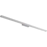 LINDBY Alenia LED Wandleuchte 120cm Alu - , Alenia, Metallisch, für Badezimmer, Aluminium, Modern