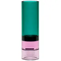 Hubsch - Astro Tealight Holder/Vase Green/Pink
