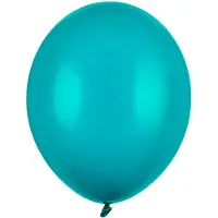 Party Deco Luftballons 12cm Pastell Lagunenblau (100Stk)