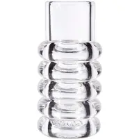 Tom Dixon Press Vase Stem Clear - , Transparent, Glas