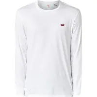Levi's für Herren. 72848-0000 Original Hausmarken-T-Shirt weiß (XS), Lässig, Baumwolle, Langarm