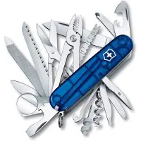 Victorinox Taschenmesser SwissChamp Transparant Blue