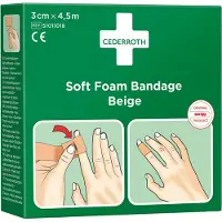 Cederroth Soft Next selbsthaftender Verband 3 cmx4,5 m 1 St Binden