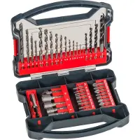 Kwb Power-Box 41-tlg. Bohrer- und Bit-Set, bestehend aus Bits, Stecknüssen, Stei