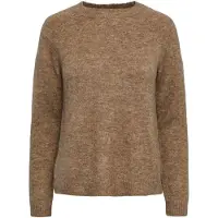 Pieces Strickpullover in Fossil | Gr.: M