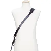 Bronkey Tokyo Sling Leder-Kameragurt, Schwarz, S Small
