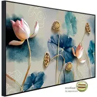 Papermoon Infrarotheizung »EcoHeat - Muster mit Blumen«, Matt-Effekt - bunt