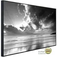 Papermoon Infrarotheizung »EcoHeat - Himmel und Meer Schwarz + Weiss«, Matt-Effekt - bunt